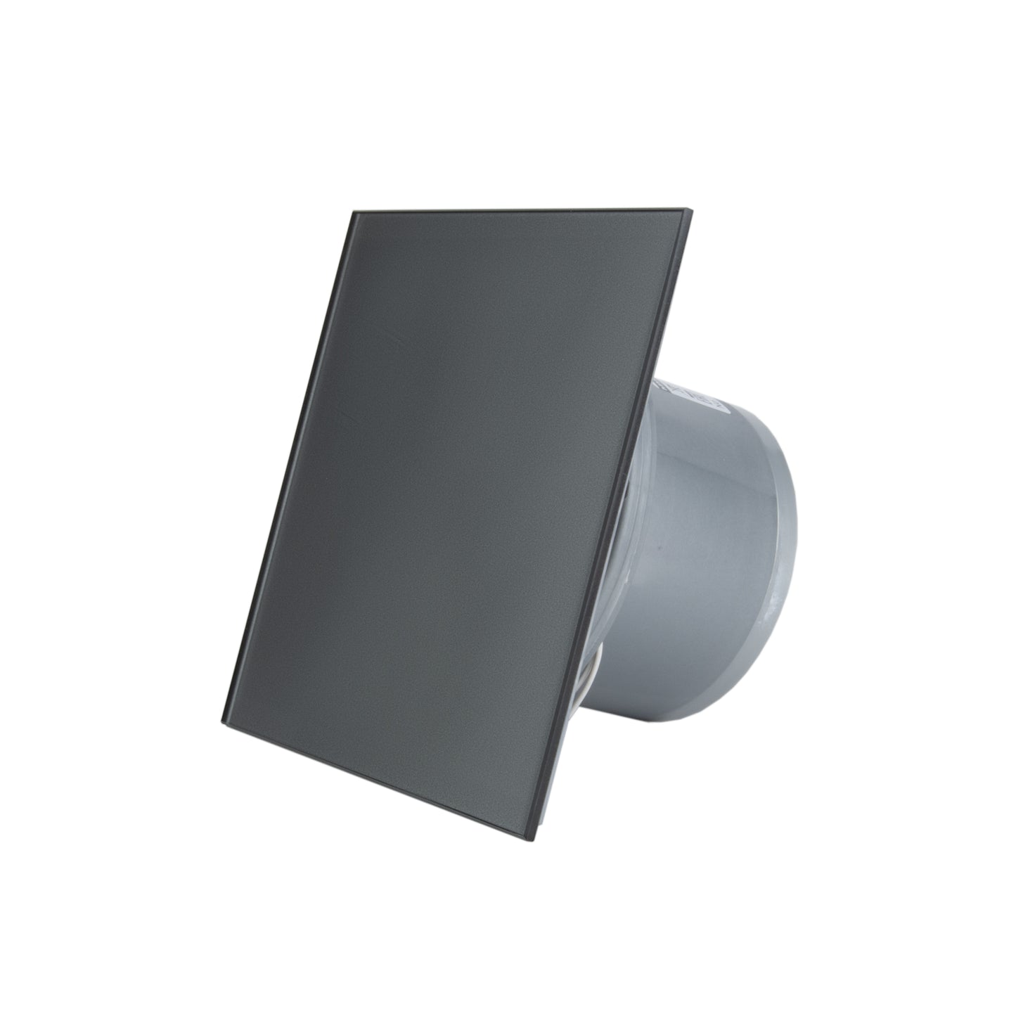 Designer extractor fan MMP Ø100, 169 m³/h, glass, graphite