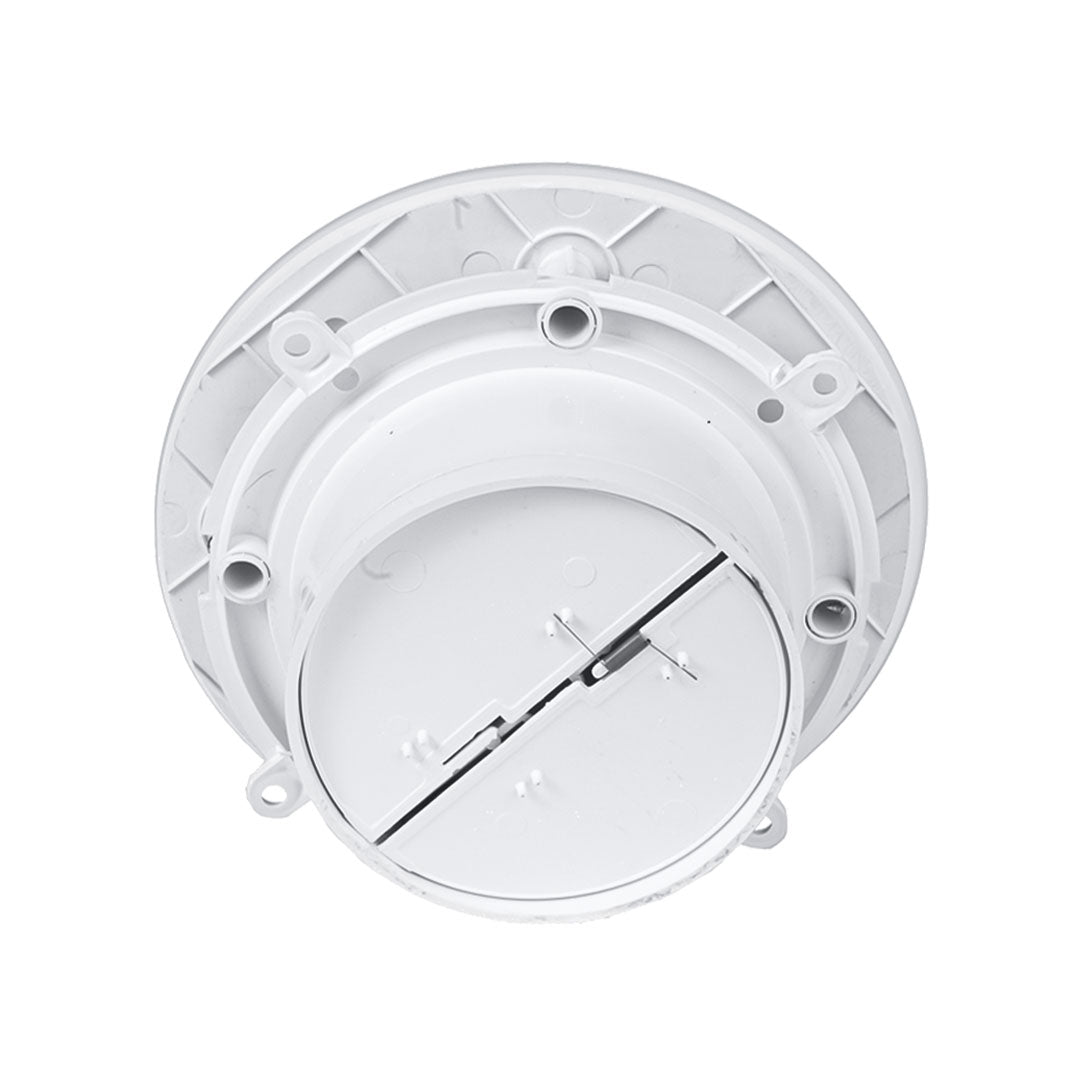 Bathroom fan round panel white backside