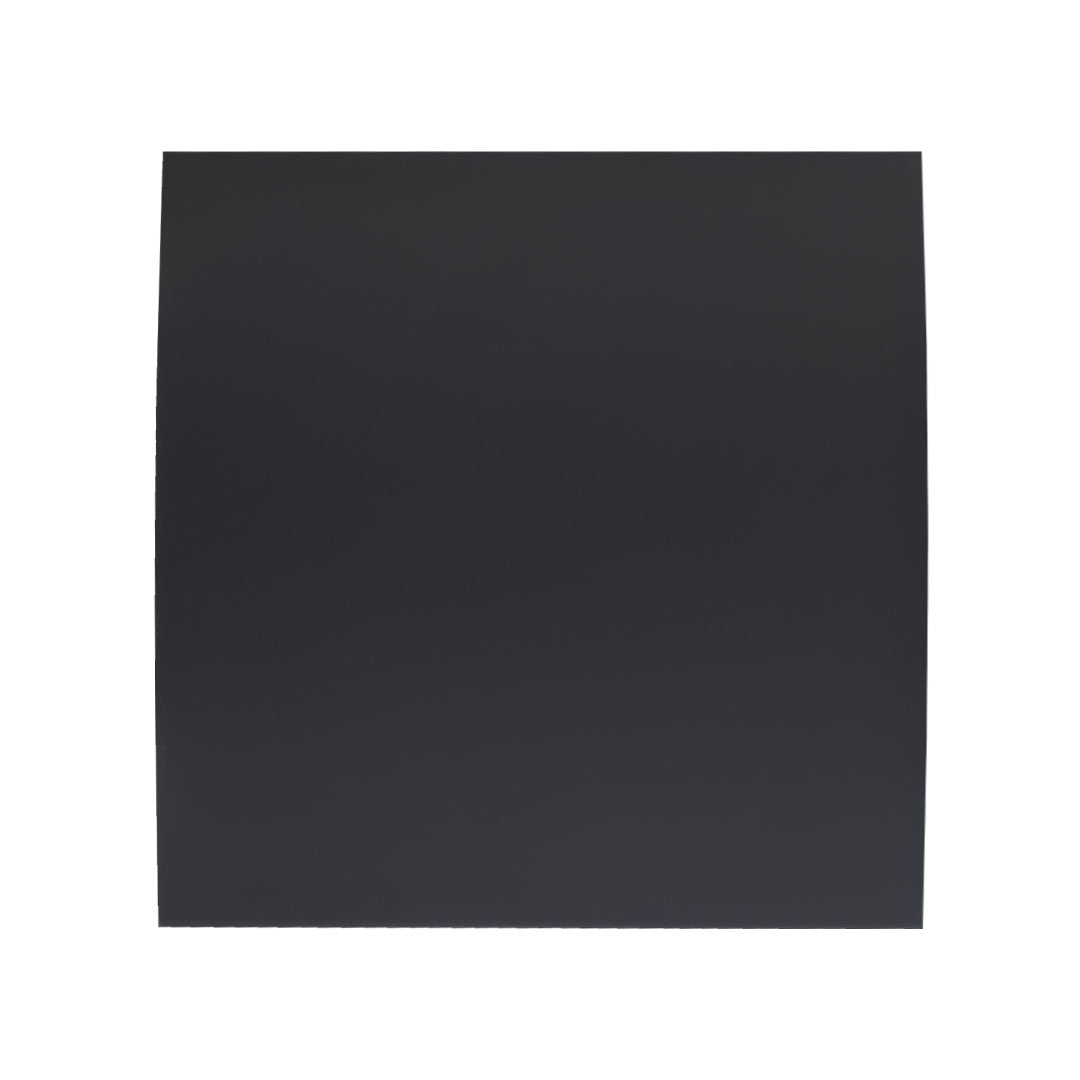 Black glass bathroom fan ellipse matt front