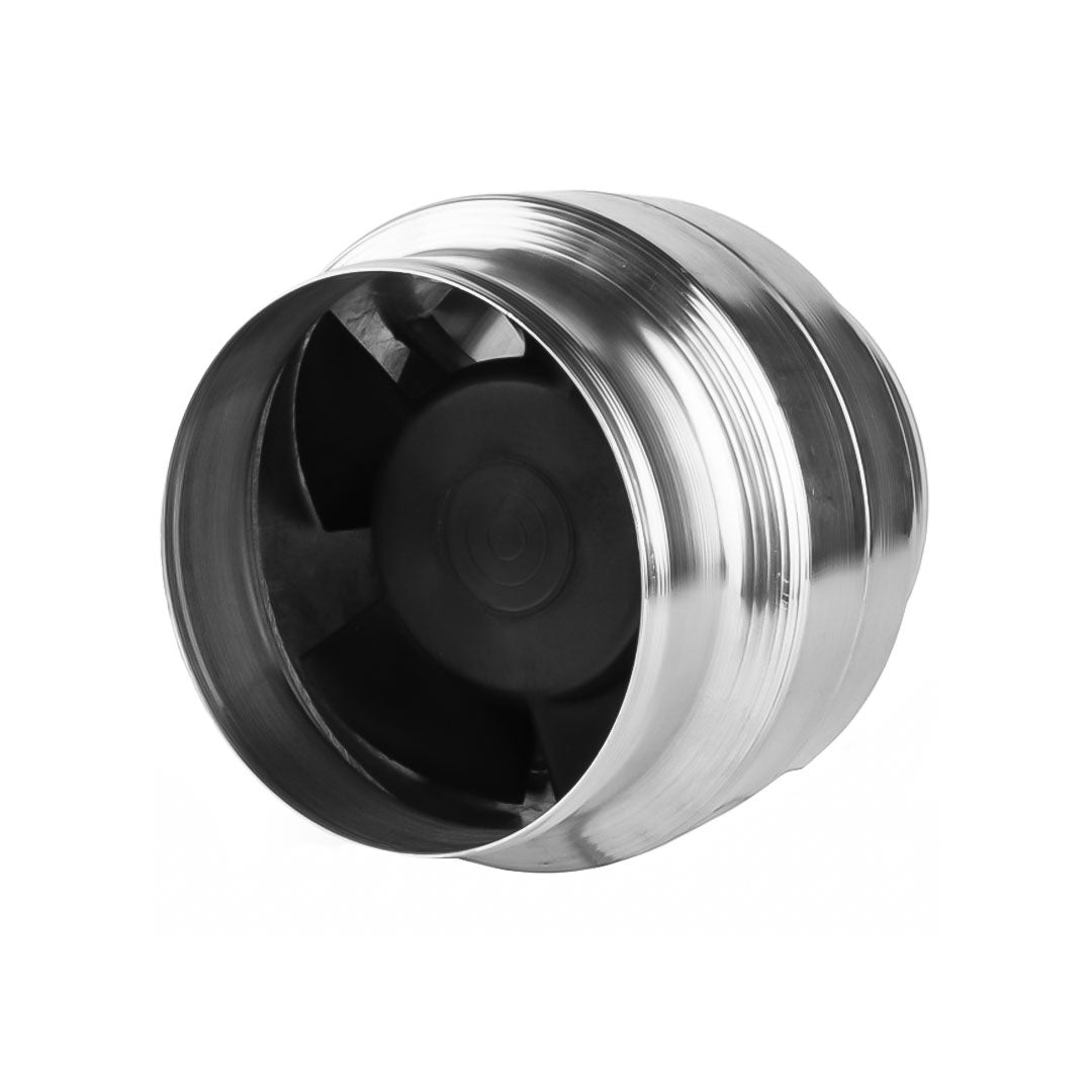 Heat resistant inline duct fan VOK T 100mm 120mm front