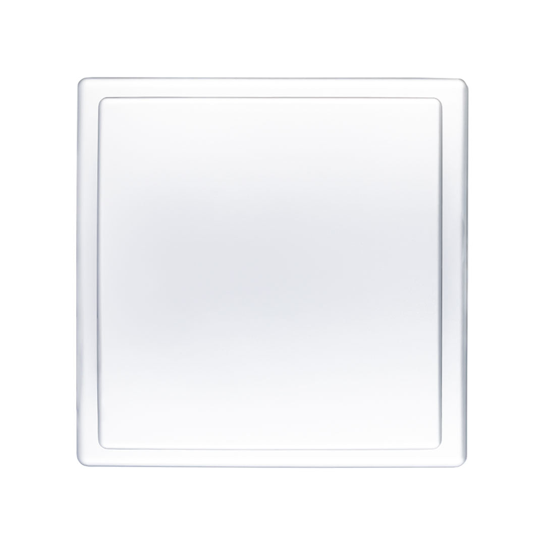 Household domestic exhaust fan white classic front