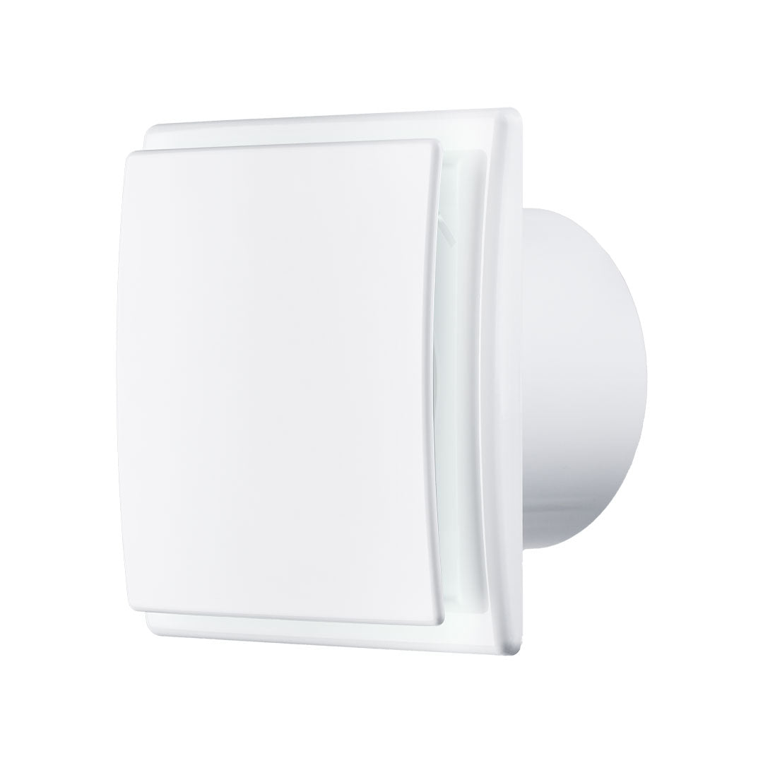 Household domestic exhaust fan white plastic white light profile
