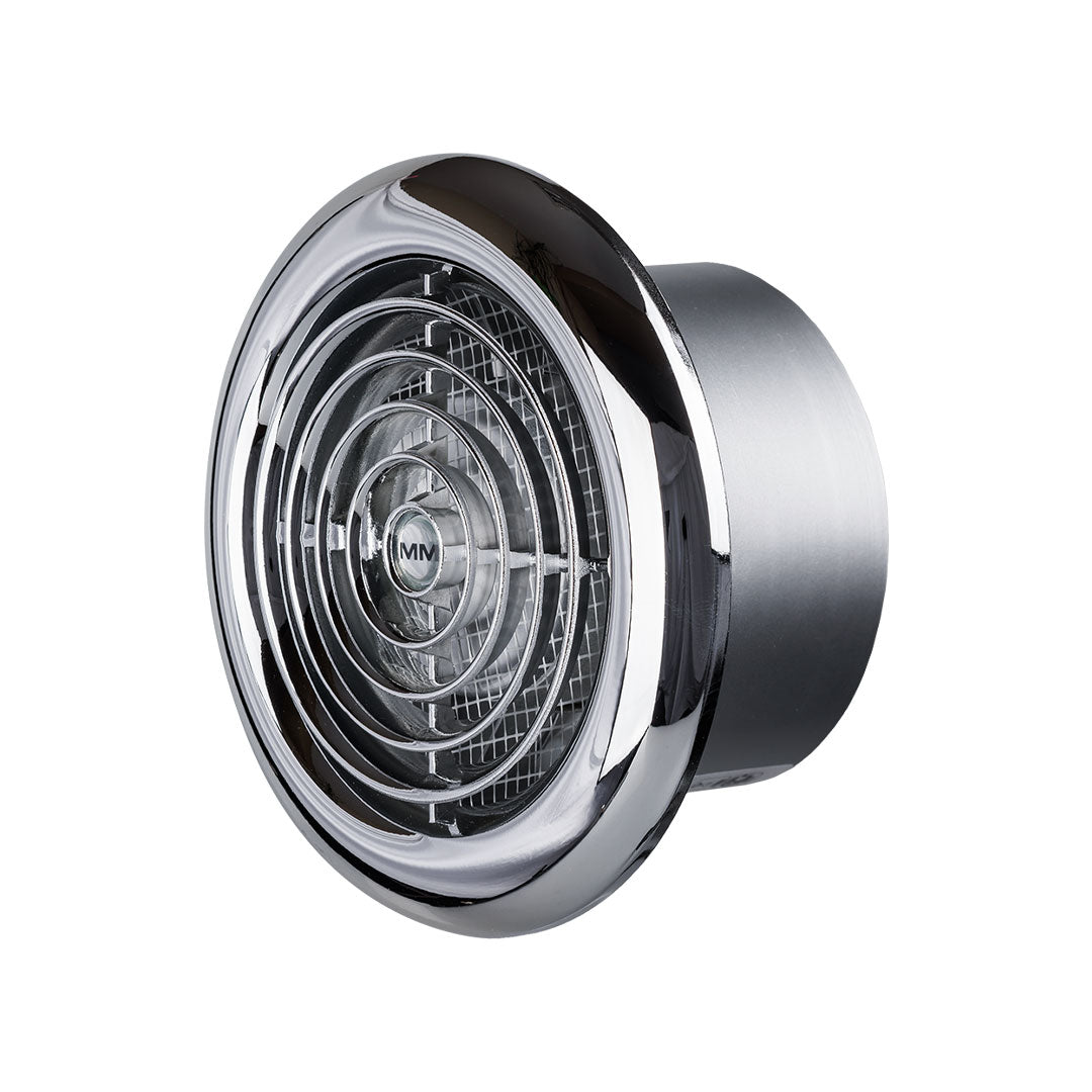 Household fan round chrome profile