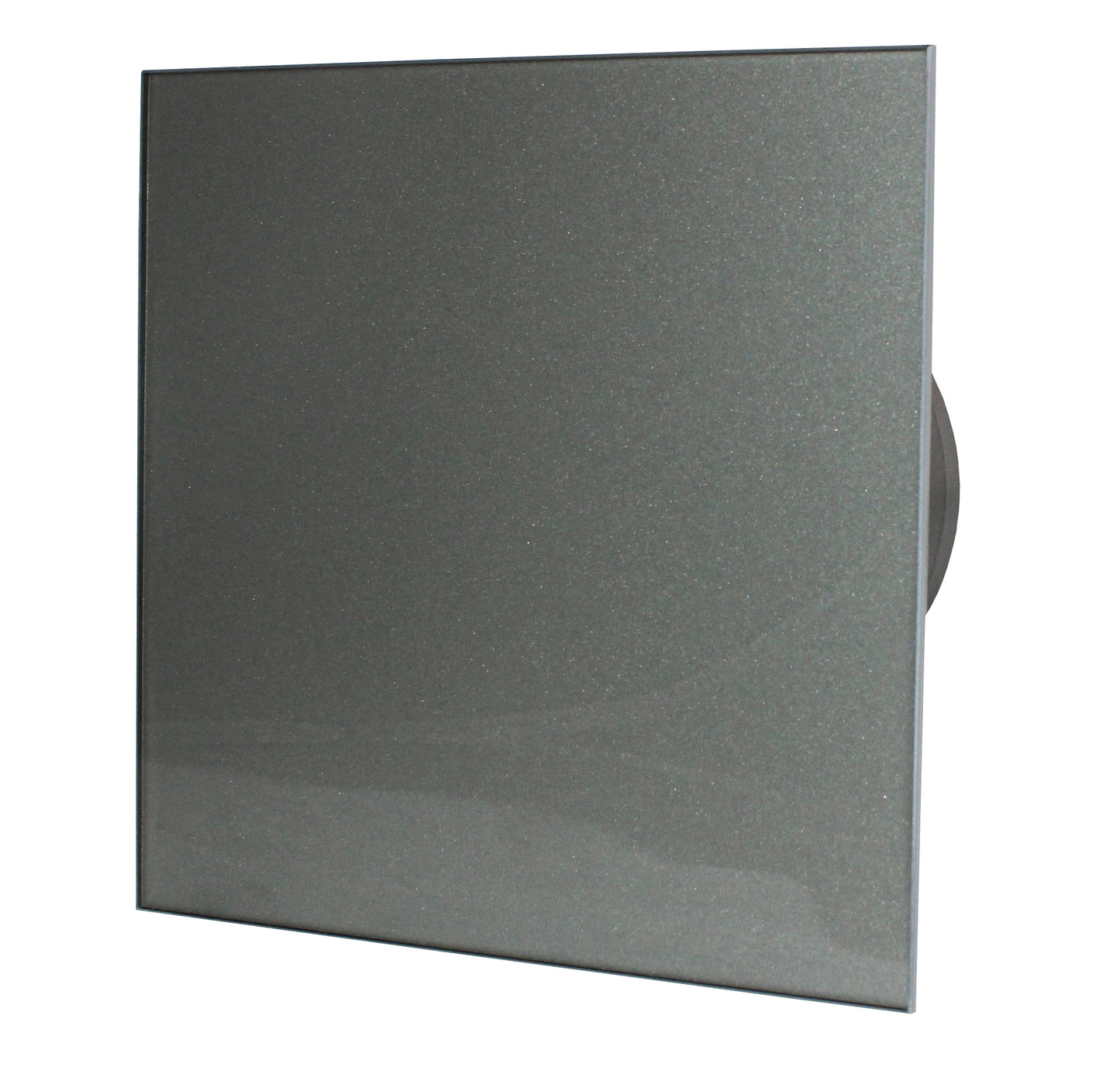Designer extractor fan MMP Ø100, 169 m³/h, glass, graphite