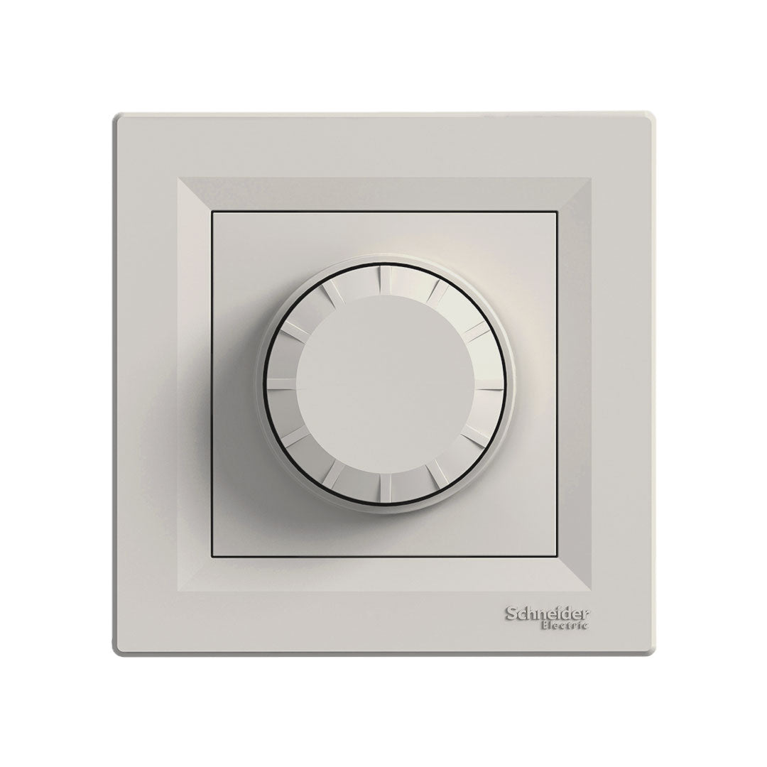 Asfora 2-way rotary dimmer RL, 40-600VA, cream