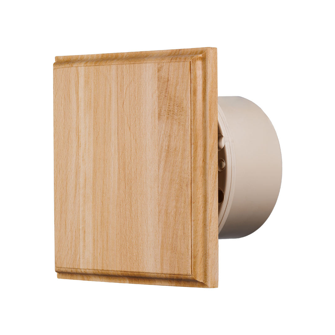 Sauna steam fan wood square profile