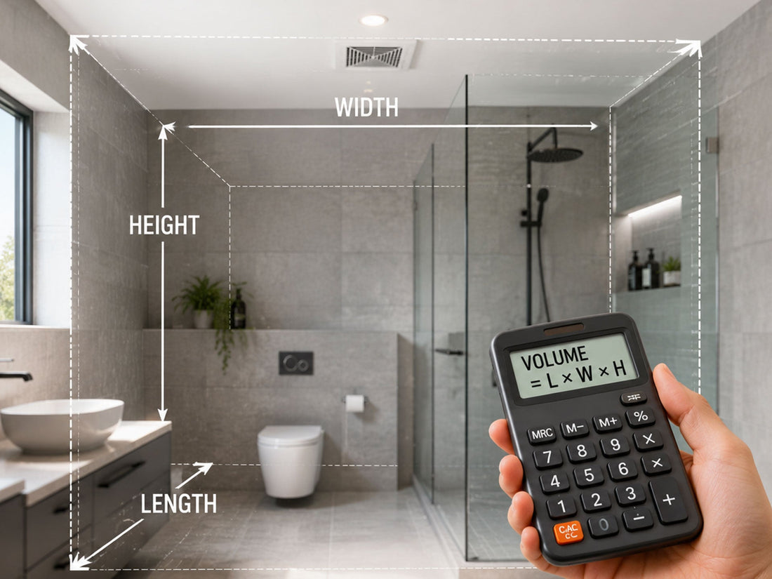 How to Calculate Bathroom Volume and Airflow for Proper Ventilation