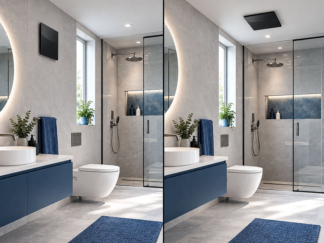 Bathroom Fan on the Wall or Ceiling: Which Is Better?