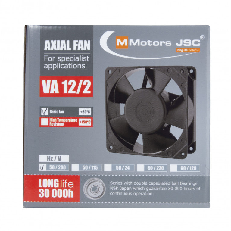 Heat-resistant axial fan VA T 12/2