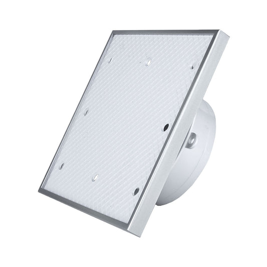 Side look of ultra thin bathroom fan for tile installation