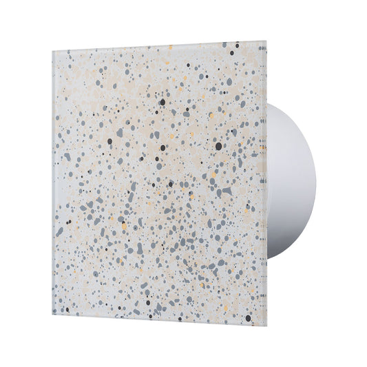 Bathroom fan glass panel mosaic profile