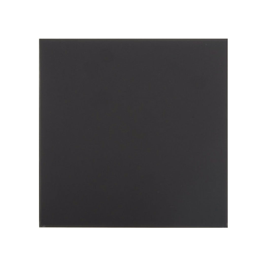 Bathroom fan ultra thin sport spigot black matt glass square front