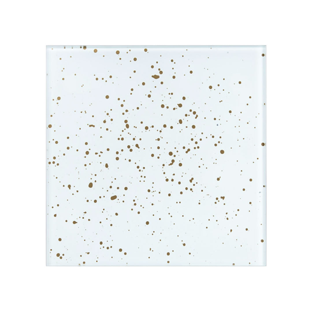 Bathroom fan ultra thin sport spigot white and gold glass square front