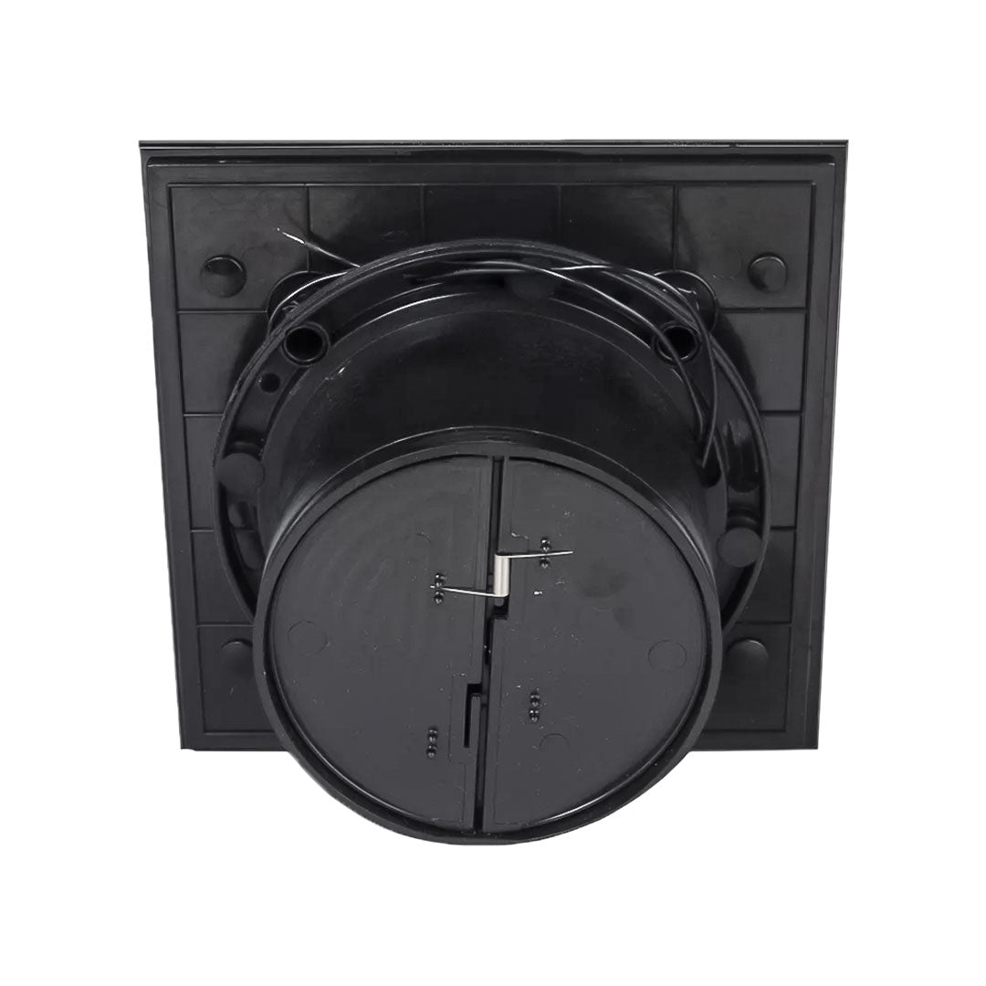 Bathroom fan black body color backside