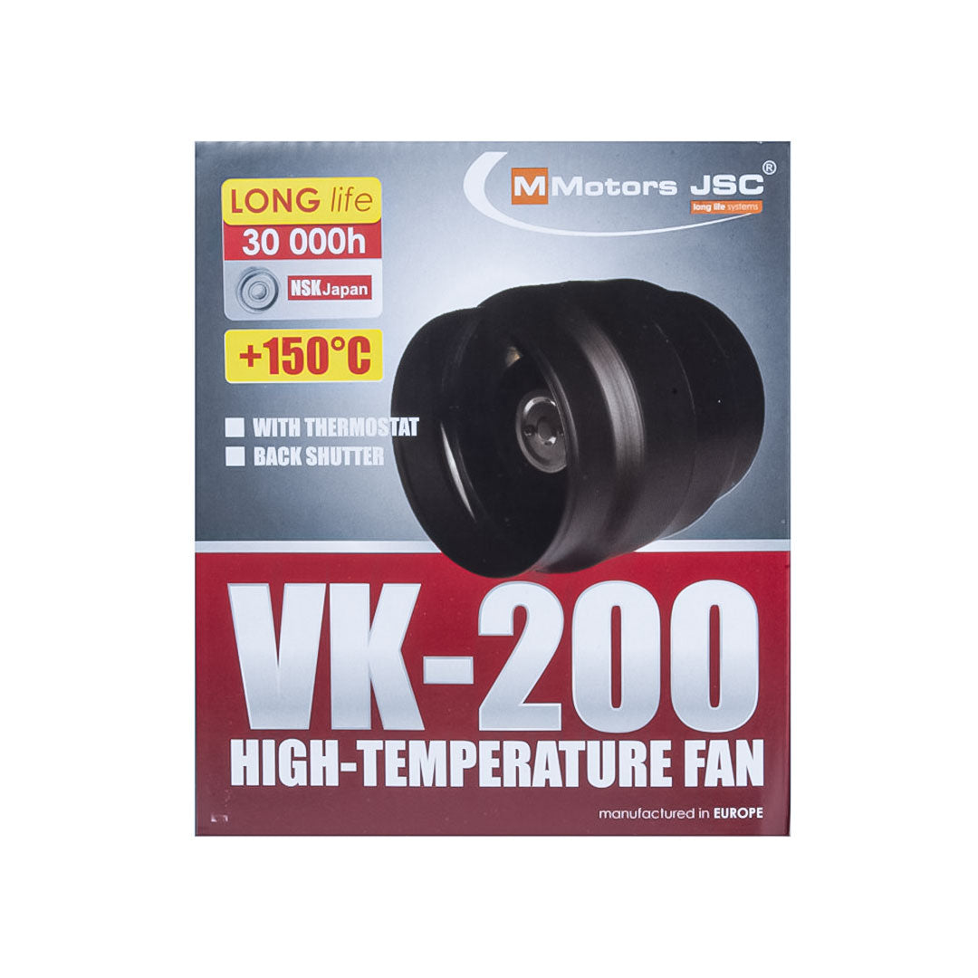 Heat resistant axial fan VK200 120mm package