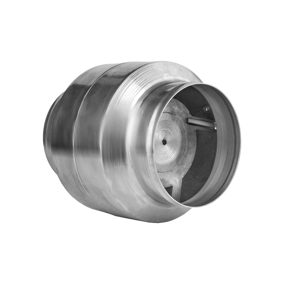 Heat resistant inline duct fan VOK T 100mm 135mm back