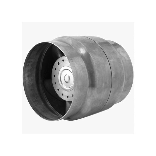 Heat resistant inline duct fan VOK T 100mm 135mm front