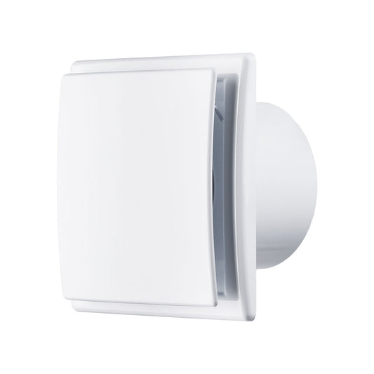 Household domestic exhaust fan white classic profile