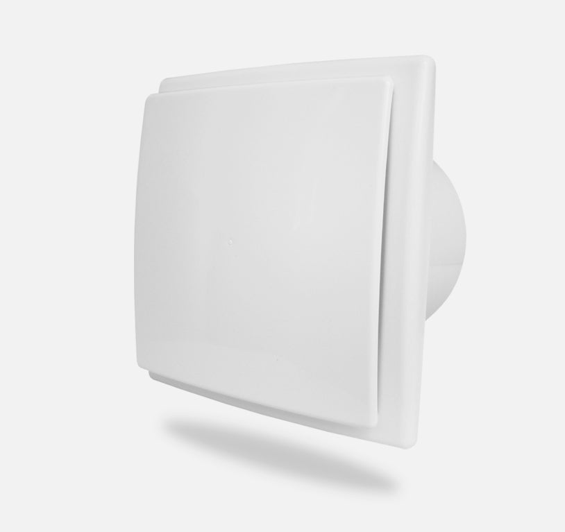 Extractor fan OK square white 100m³/h