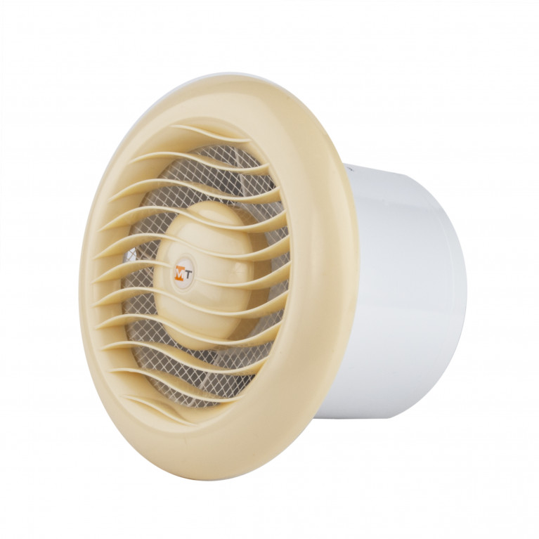 Budget fan MT 100, 95 kb / h, beige, with a check valve
