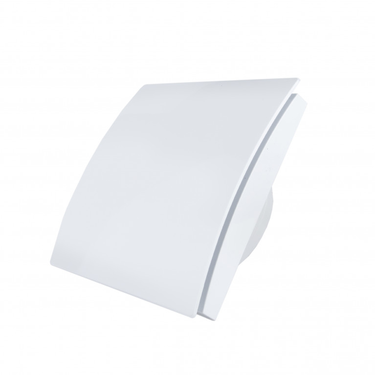 Designer ultra-thin fan MMP 100, 90 m³ / h, plastic, white