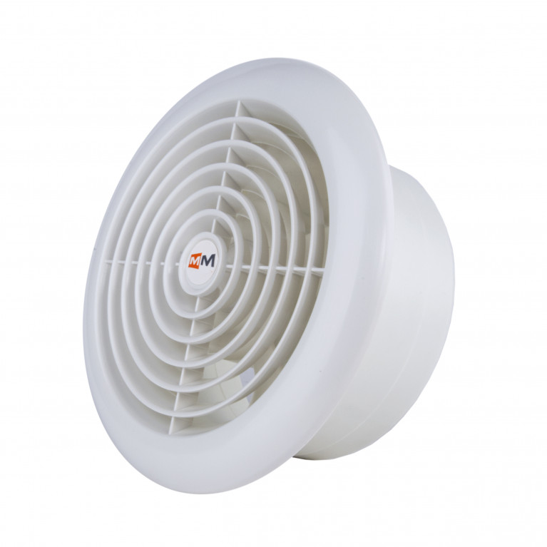 Heat-resistant sauna fan MM-S ⌀120mm, 150 m³ / h, plastic
