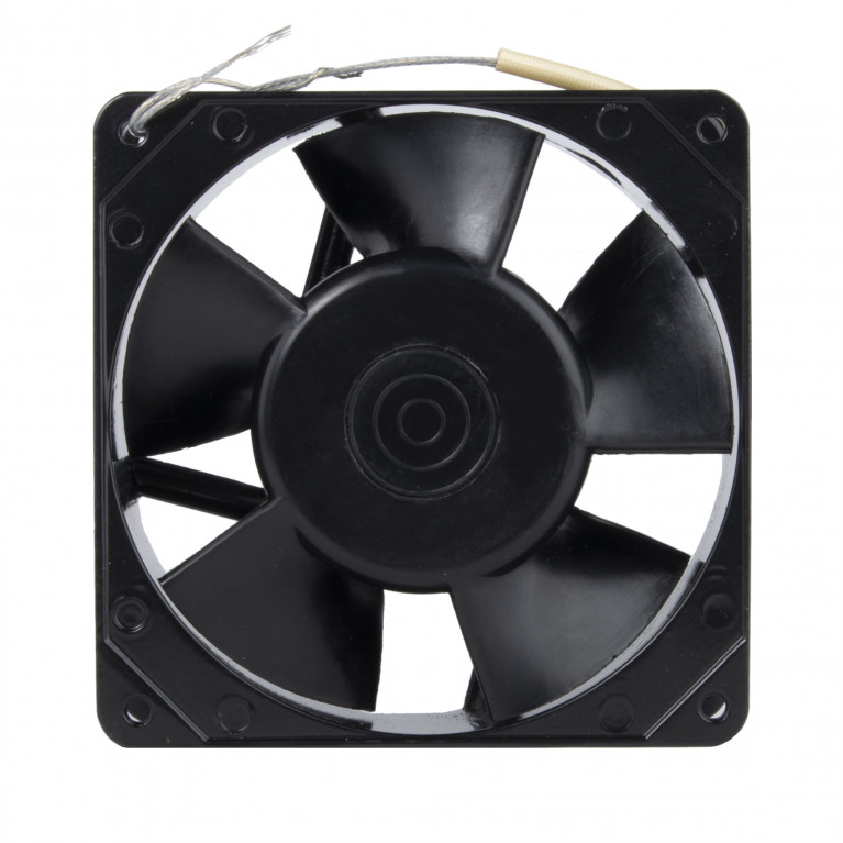 Heat-resistant axial compact fan VA 12/2 T 130, 230 V/AC, 150 m³/h, 120x120x38 mm